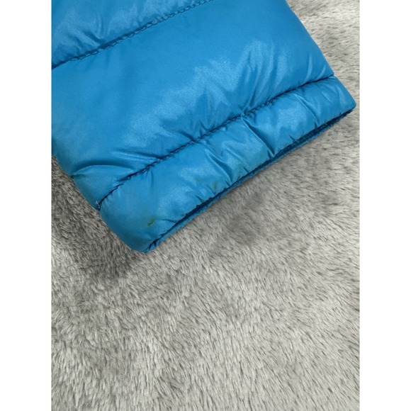 GH Bass Co Down Filled Puffer Jacket Womens M Quilted Lightweight Waterfowl Blue - Picture 7 of 16